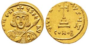 Tiberius III 698-705 Solidus, ... 