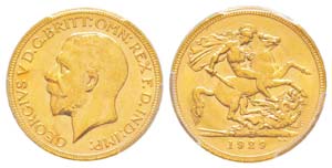 Australie, George V 1910-1936 Sovereign, ... 
