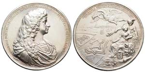 Espagne, Carlos II 1665-1700 Médaille en ... 