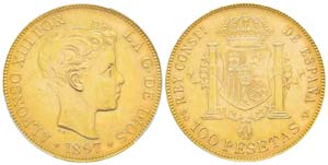 Espagne, Alfonso XIII 1886-1931      100 ... 