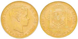 Espagne, Alfonso XIII 1886-1931   100 ... 