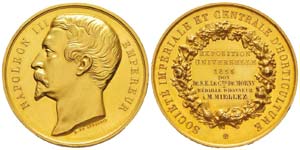 France, Second Empire 1852-1870  Médaille ... 