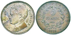 Napoléon II, Essai de 5 Francs, Paris, ... 