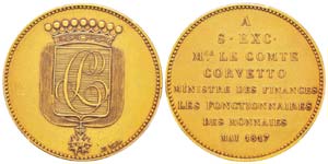 Louis XVIII, Module de 5 Francs 1817, visite ... 