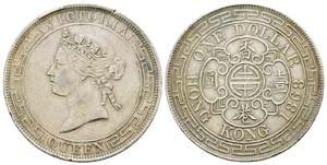 Hong Kong, Victoria I 1837-1901     Dollar, ... 