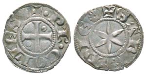 Savoie,  Filippo I 1268-1285 Denaro Forte, ... 