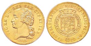 Vittorio Emanuele I 1802-1821 20 lire, ... 