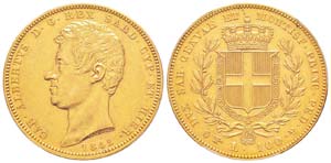 Carlo Alberto 1831-1849 100 lire, Torino, ... 