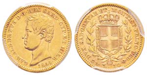 Carlo Alberto 1831-1849 10 lire, Genova, ... 