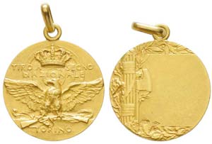 Vittorio Emanuele III 1900-1943 Médaille en ... 
