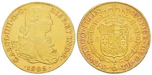 Mexico, Carlo IV 1788-1808 8 Escudos, 1805 ... 