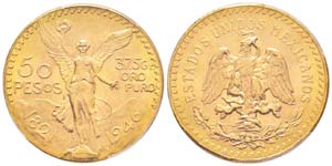 Mexico, 50 Pesos, 1946, AU 41.66 g. 900‰   ... 
