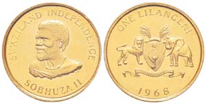 Swaziland Sobhuza II (1968-1982)  1 ... 