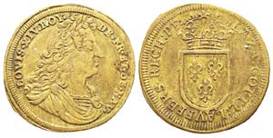 Peso monetario - Jeton, Louis XIV, AE 1.91 ... 
