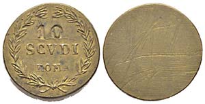 Peso monetario - Gregorius XVI (1831-1846), ... 