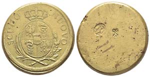 Peso monetario - Poids monétaire, 1780 ... 