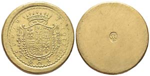 Peso monetario - Ercole III dEste, ... 