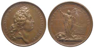 Médaille Bronze Louis XIV, Révocation de ... 