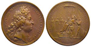 Médaille Bronze Louis XIV, Promotion de 74 ... 