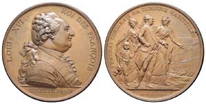 France, Médaille en Bronze, Constitution, ... 
