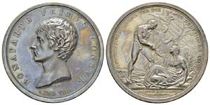 France, Médaille en argent, Napoléon ... 