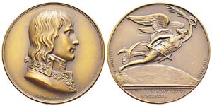 France, Médaille, 1805, Bataille de ... 
