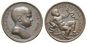 France, Médailleen bronze, ND, 2.81 gr, AE ... 