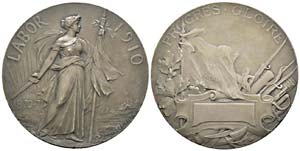 France, Médaille en argent, AG 53.53  g.  ... 