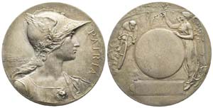 France, Médaille en argent, AG 36.81 g. 40 ... 