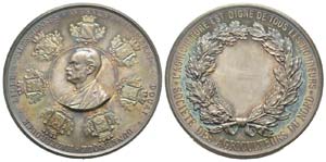 France, Médaille en argent, 59.84 g. 50 mm ... 