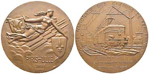 France, Médaille, 1959, 121.14 gr, Cuivre ... 