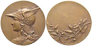France, Médaille en Bronze, AE 37.82 g. ... 
