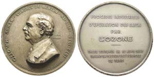 France, Médaille en argent 1968, Menton, AG ... 