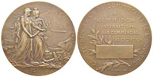 France, Médaille en bronze, 1903, Comité ... 