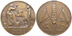 France, Médaille en bronze, parDammann,  le ... 