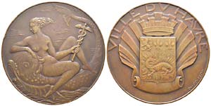 France, Médaille en bronze,VILLE DV HAVRE,  ... 