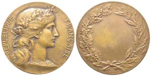 France, Médaille en bronse, IIIe ... 