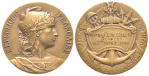 France, IIIe République, Médaille de la ... 