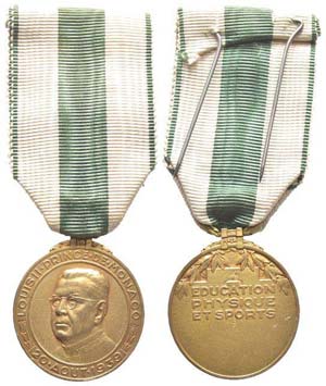 Monaco, Médaille de lEducation Physique et ... 