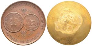 Monaco, 1972, Rainier III, Médaille uniface ... 