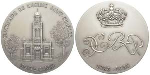 Monaco, 1983, Rainier III, Médaille en ... 