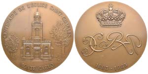 Monaco, 1983, Rainier III, Médaille en ... 