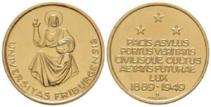 Allemagne, Médaille en or, 1949, AU 27.07 ... 