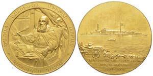 Armenie, 1901, Médaille en bronze doré, ... 