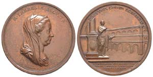 Autriche, Médaille en bronze, Marie ... 