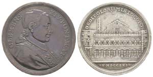 Vatican, Clemens XIV 1769-1774, Médaille ... 