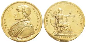 Vatican, Pius VII 1800-1823, 1803, Médaille ... 