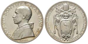 Vatican, Pio XII 1939-1958, 1939 Médaille ... 