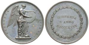 Italie, Vittoria Bresciana, 1826, Médaille ... 