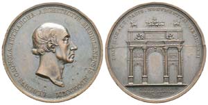 Italie, Aloisio Cagnola, 1829, Médaille en ... 